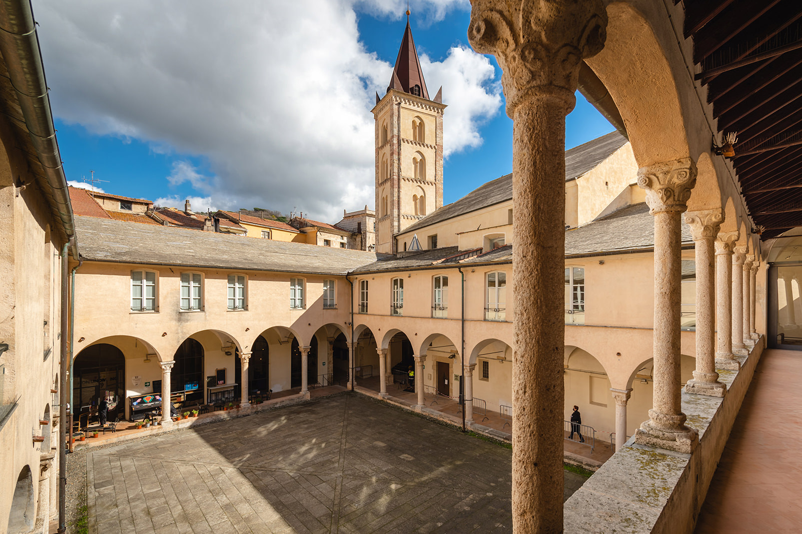 The Dominican convent and the church dedicated to Saint Catherine of Alessandria were founded during the second half of the 14th century by the Del Carretto marquises as the main area of devotion of the family.